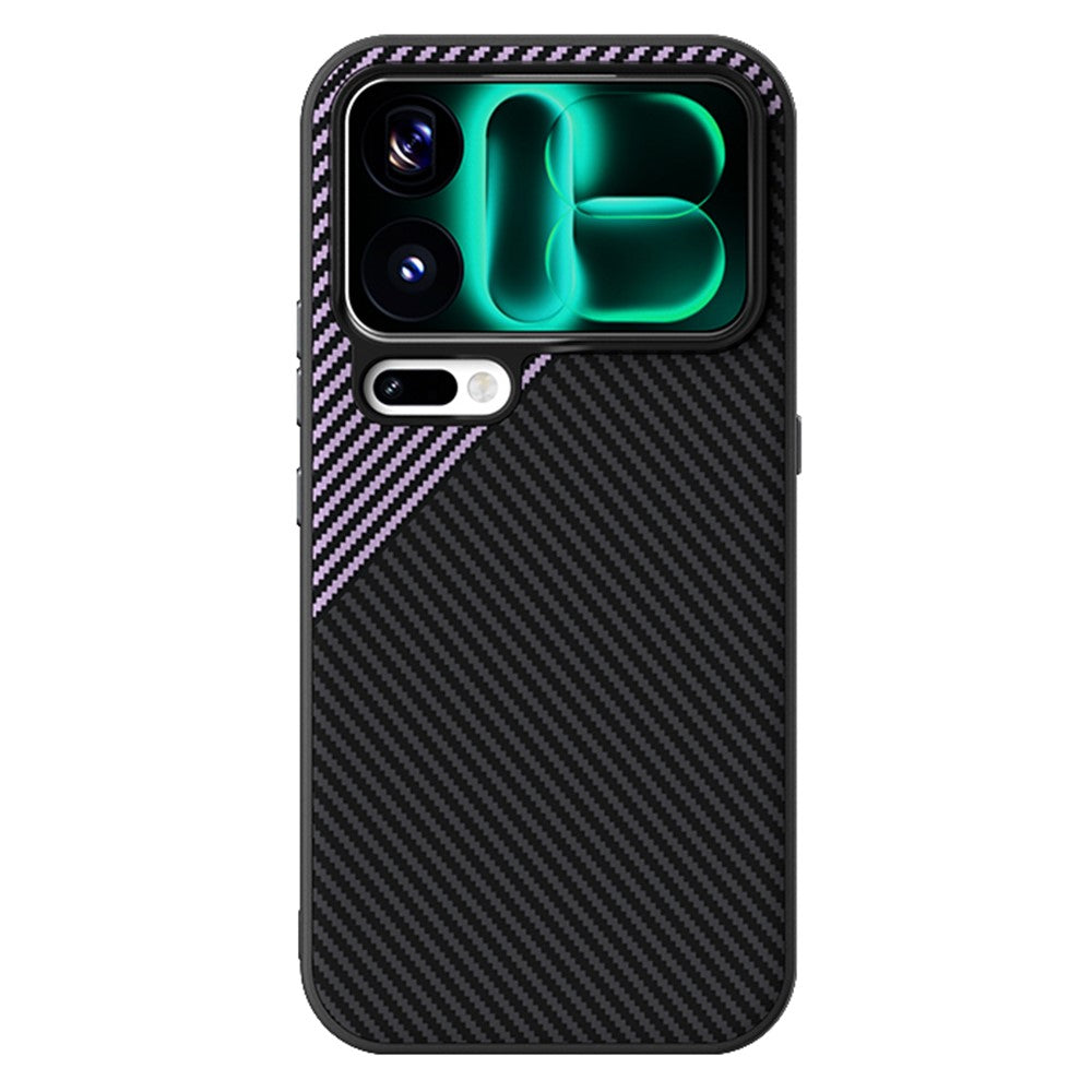 Carbon Optik Silikon Hülle/Case für Xiaomi 18 Pro, 18 Pro Max