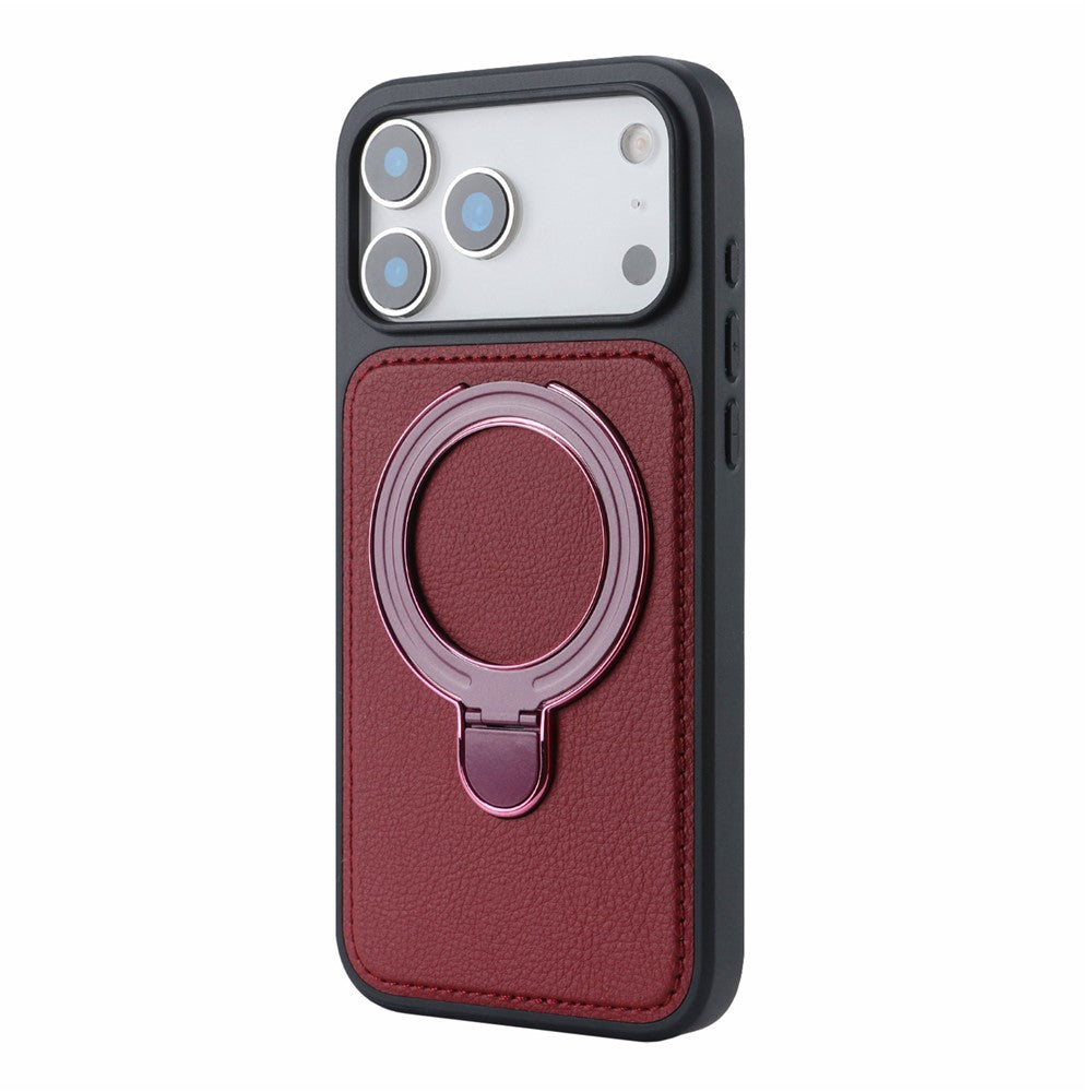 Kunstleder MagSafe/Magnet Hülle/Case mit integriertem Ständer für iPhone 18 Pro, 18 Pro Max