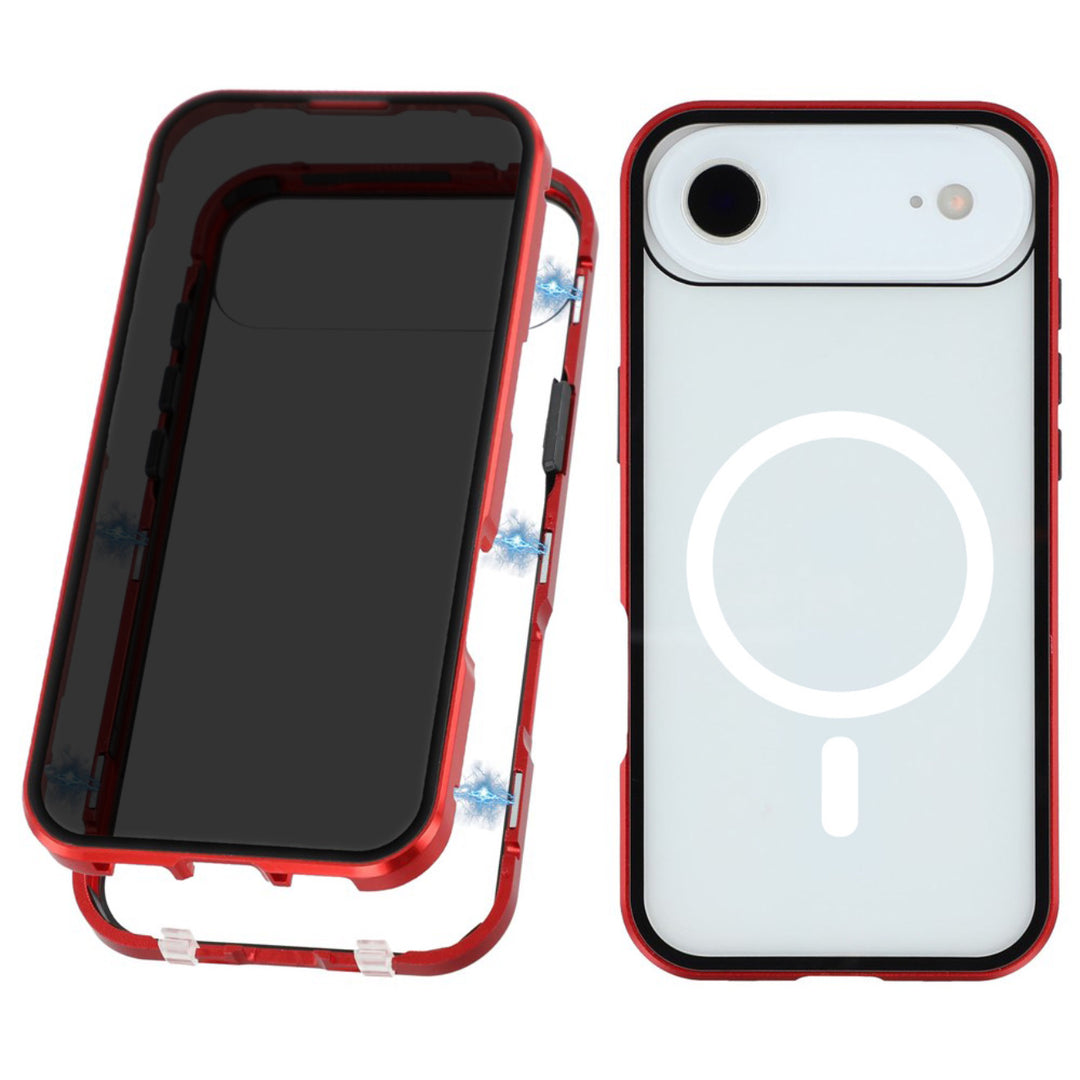 360° MagSafe/Magnet [SICHTSCHUTZ 9H-Glas] Aluminium Vollschutz Hülle/Case für iPhone Air | ZITOCASES®