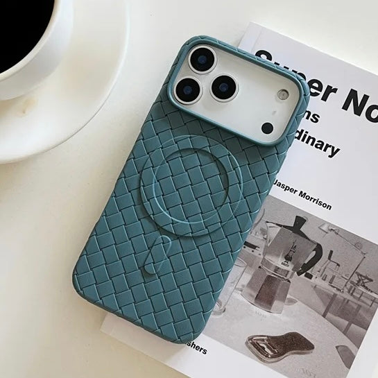 Geflochtene MagSafe/Magnet Silikon Hülle/Case für iPhone 17 Pro, 17 Pro Max | ZITOCASES®