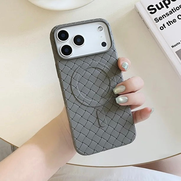 Geflochtene MagSafe/Magnet Silikon Hülle/Case für iPhone 17 Pro, 17 Pro Max | ZITOCASES®