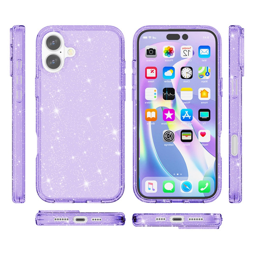 Bunte/Transparente Glitzer Silikon Hülle/Case für iPhone 17 | ZITOCASES®