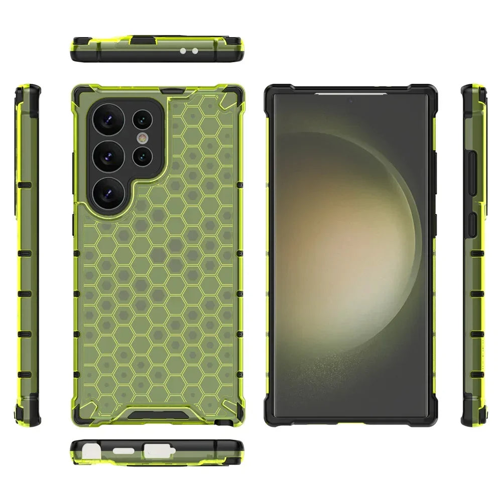 Hybrid/Waben Hülle/Case verschiedene Farben für Samsung Galaxy S24, S24 Plus, S24 Ultra, S24 FE, S23 FE, S23, S23 Plus, S23 Ultra, S22, S22 Plus, S22 Ultra, S21 FE, S21, S21 Plus, S21 Ultra, S20, S20 Plus, S20 Ultra, S20 FE, S10, S10 Plus, S10e, Note 20 | ZITOCASES®