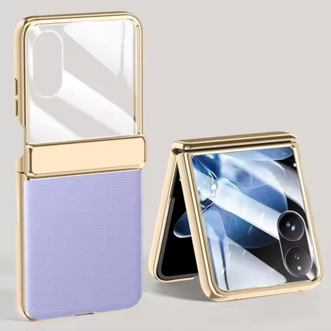 Gold/Panzerglas Kunstleder Hülle/Case für Xiaomi MIX Flip | ZITOCASES®