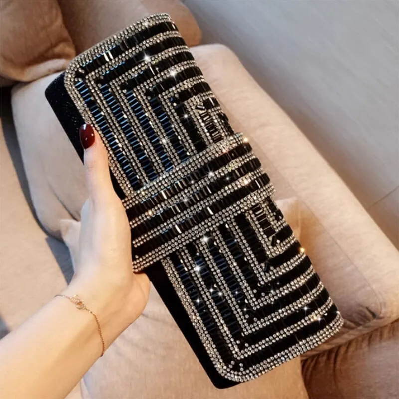 Glitzer/Diamant Kunstleder Clutch/Tasche | ZITOCASES®