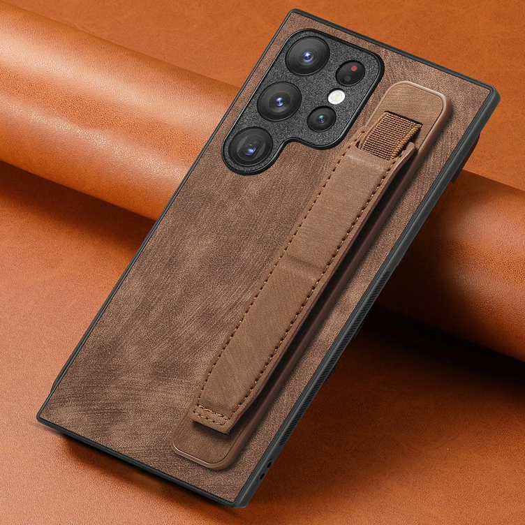 SALE | Samsung Galaxy S21 Ultra | Kunstleder Hülle/Case mit Halteband | ZITOCASES®