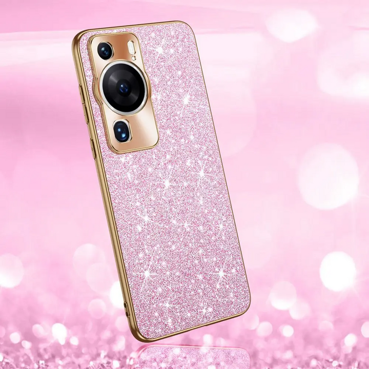 Glitzer/Gold Soft Hülle/Case für Huawei Pura 70, 70 Pro, 70 Ultra, P60 Pro, P50, P50 Pro, P40, P40 Pro, P40 Lite, P30, P30 Lite, P30 Pro, P20, P20 Pro, P20 Lite, Mate 60 Pro, 50 Pro, 40 Pro, Nova 12s, 12i, 12 SE | ZITOCASES®