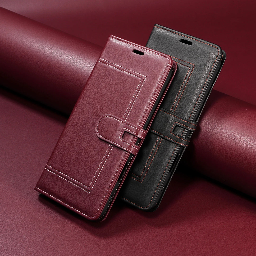 Mehrteilige/Design-Naht Kunstleder Klapp Hülle/Flip Case für Samsung Galaxy S26, S26 Plus, S26 Ultra