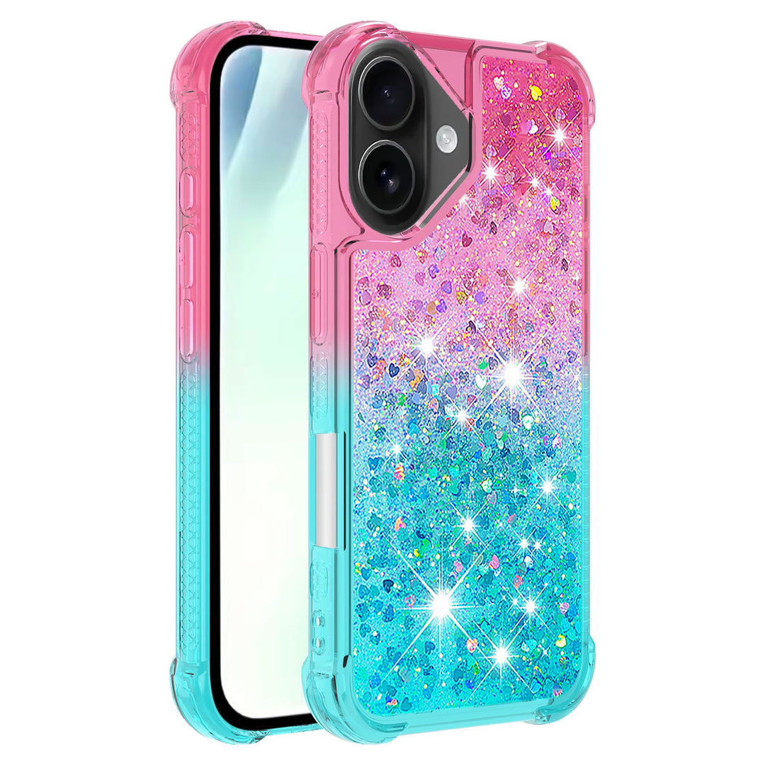 Liquid Schwimmende Glitzer Flakes Hülle/Case für iPhone 17 | ZITOCASES®