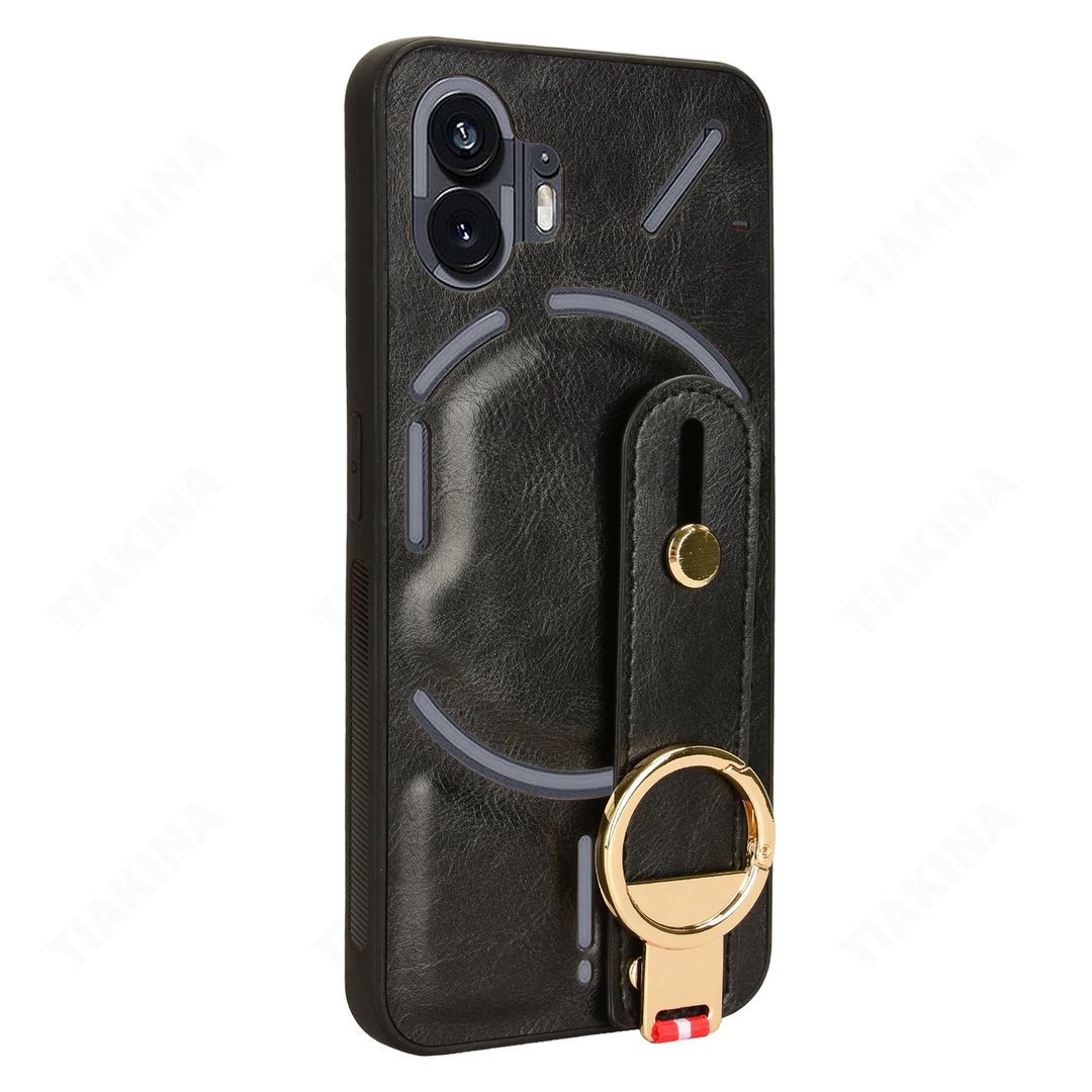 Edle Kunstleder Hülle/Case mit Halteband für Nothing Phone (3a), (3a) Pro, (2), (2a), (2a) Plus, (1), CMF Phone 1 | ZITOCASES®