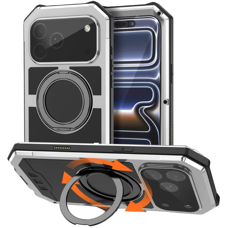 Verschraubbare 360° MagSafe/Magnet Aluminium Outdoor Vollschutz Hülle/Case für iPhone 17 Pro, 17 Pro Max | ZITOCASES®