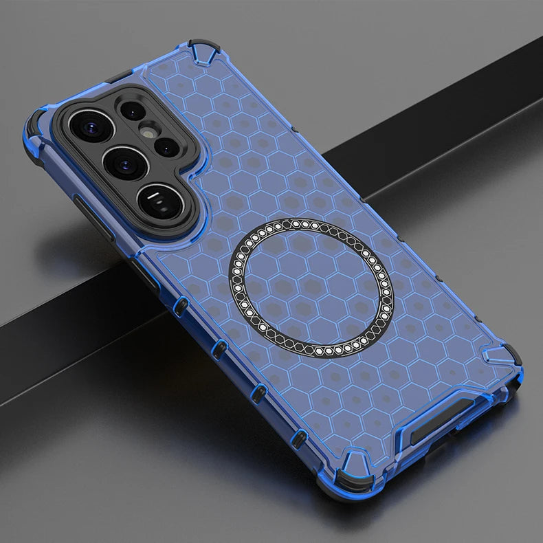 Waben Design MagSafe/Magnet Hülle/Case für Samsung Galaxy S26, S26 Plus, S26 Ultra | ZITOCASES®