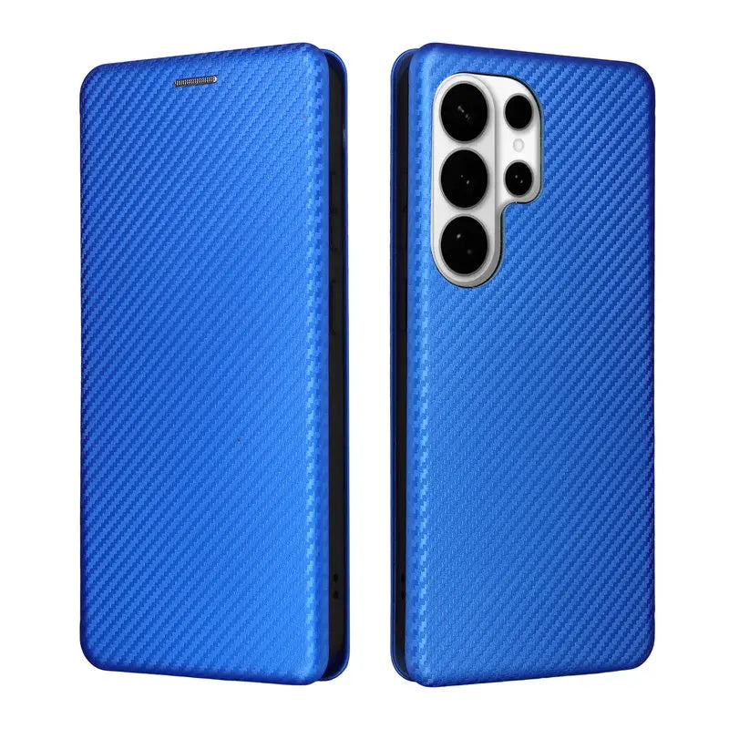 Carbon Optik Klapp Hülle/Flip Case für Samsung Galaxy S26, S26 Plus, S26 Ultra | ZITOCASES®