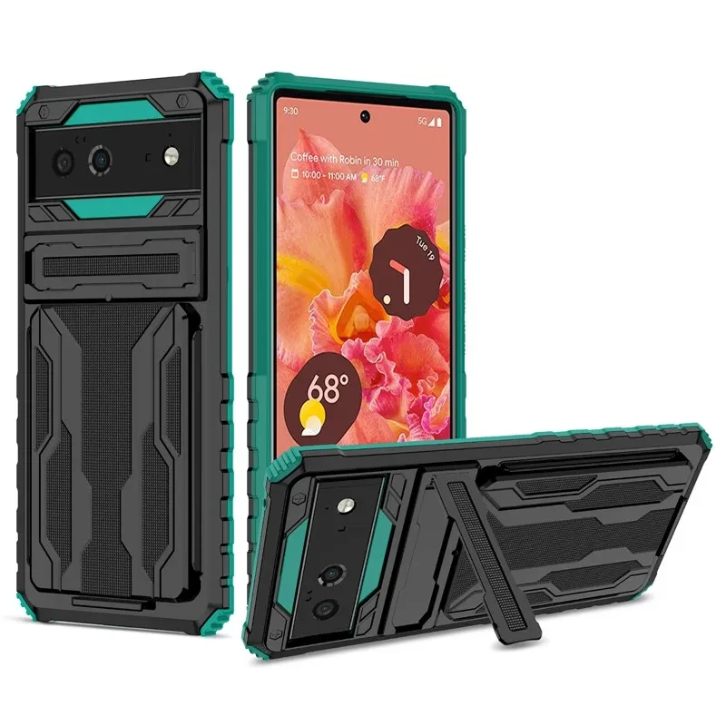 Outdoor Kartenfach Hülle/Case inkl. Ständer/Auflage für Google Pixel 9, 8-Serie | ZITOCASES®