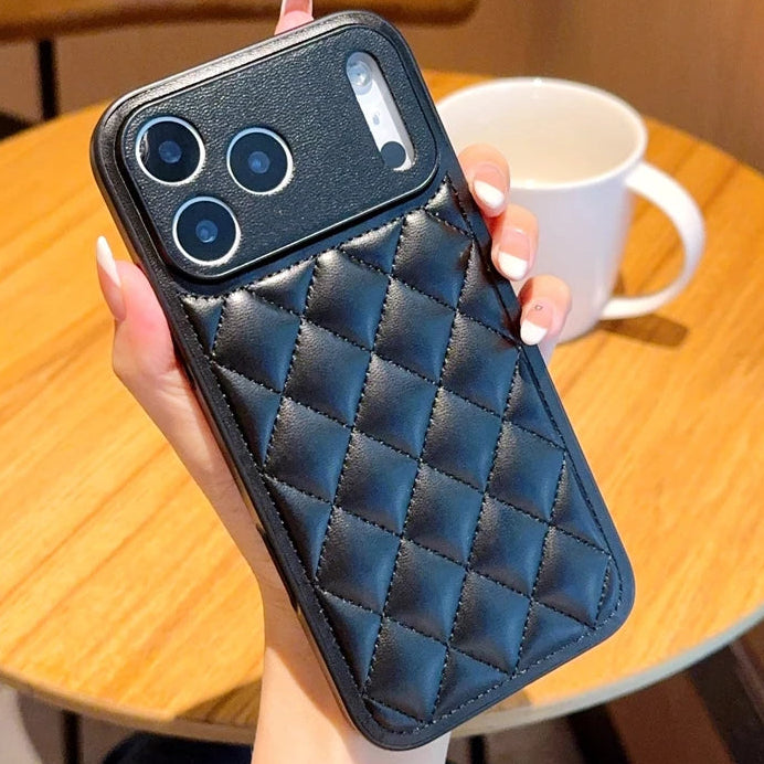 Karierte Kunstleder Hülle/Case für iPhone 17 Pro, 17 Pro Max | ZITOCASES®