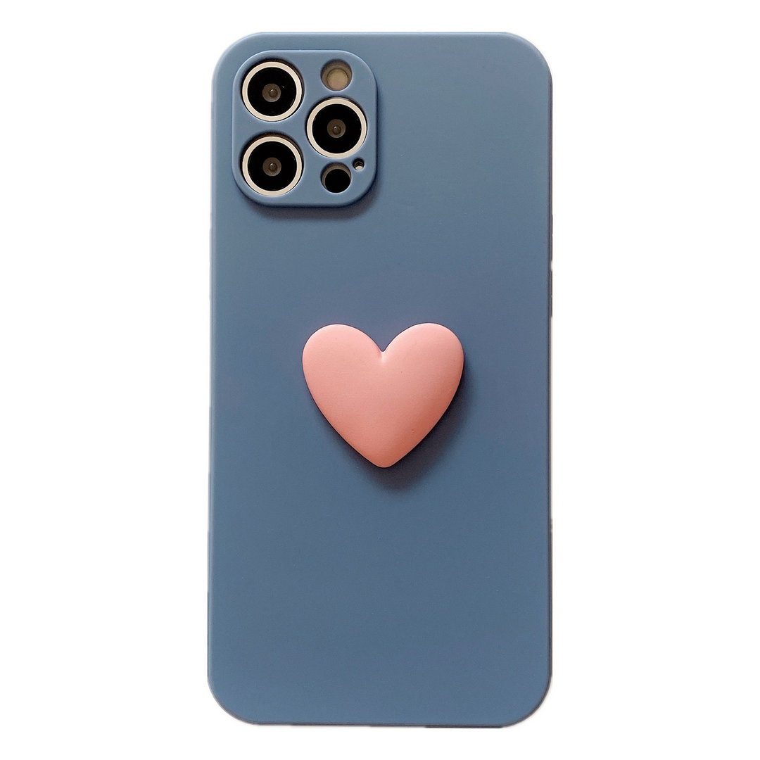 Bunte 3D Herz Soft Hülle/Case für iPhone 16, 16 Plus, 16 Pro, 16 Pro Max, 15, 15 Plus, 15 Pro, 15 Pro Max, 14, 14 Plus, 14 Pro, 14 Pro Max, 13, 13 Pro, 13 Pro Max, 13 Mini, 12, 12 Pro, 12 Pro Max, 12 Mini, SE, 11, 11 Pro, 11 Pro Max | ZITOCASES®