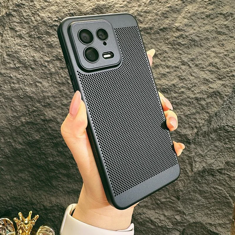 Gelochte/Wärmeableitende Plastik Hülle/Case für Xiaomi Redmi Note 14, 13-Serie | ZITOCASES®