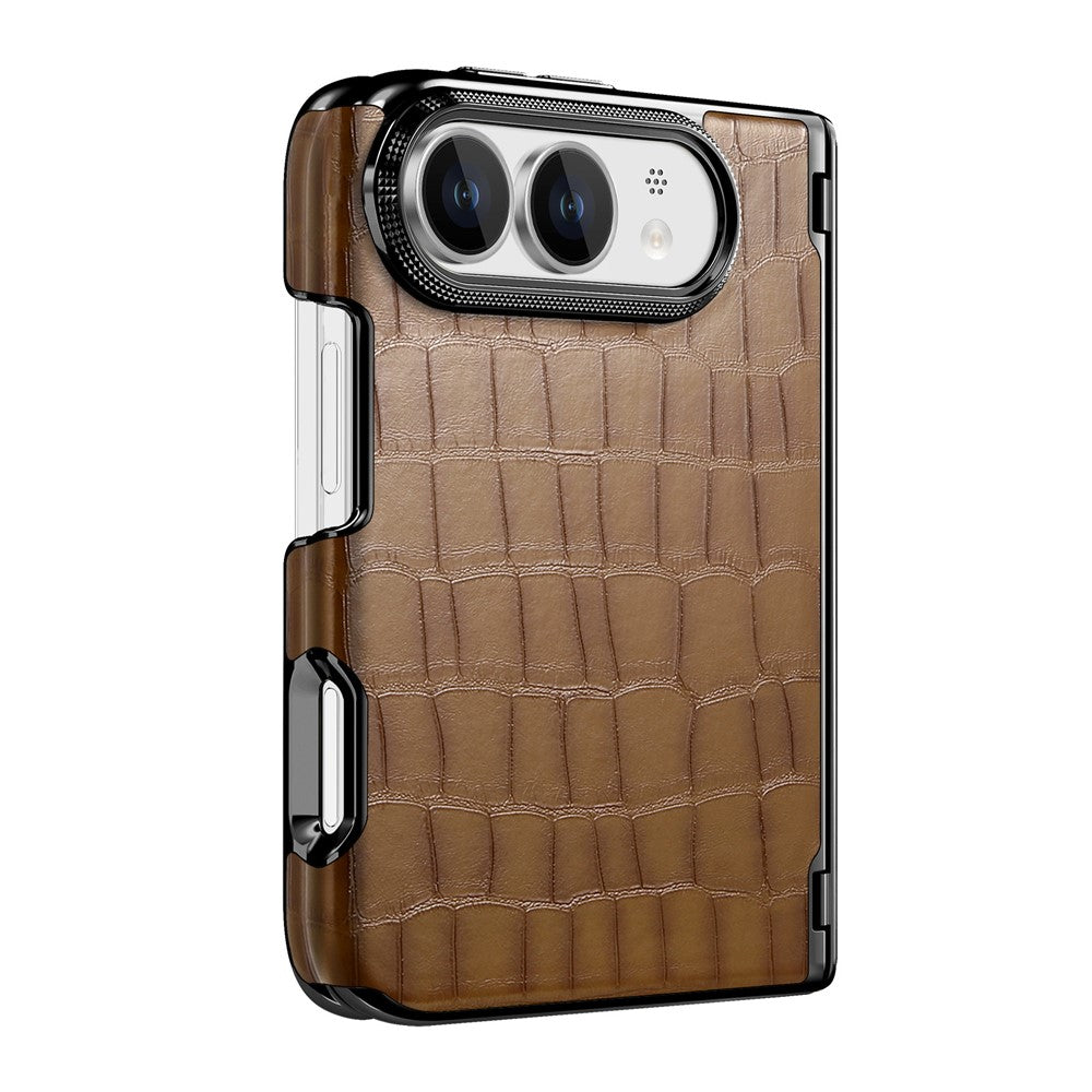 Stoßfeste Krokodil-Leder Optik Silikon/Hartplastik Hülle/Case für iPhone Ultra | ZITOCASES®