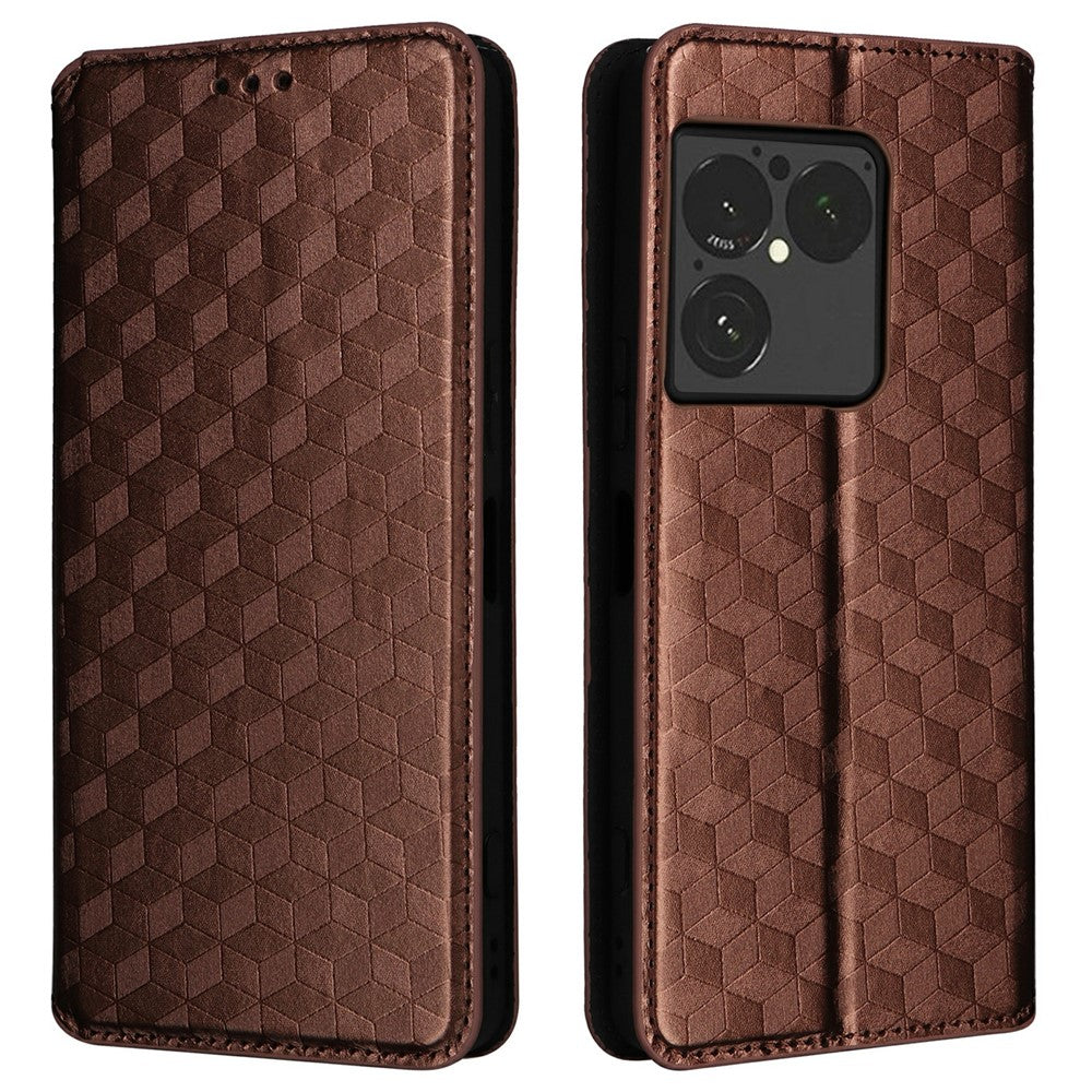 Kunstleder Geometrie-Muster Klapp Hülle/Flip Case für Sony Xperia 1 VIII | ZITOCASES®