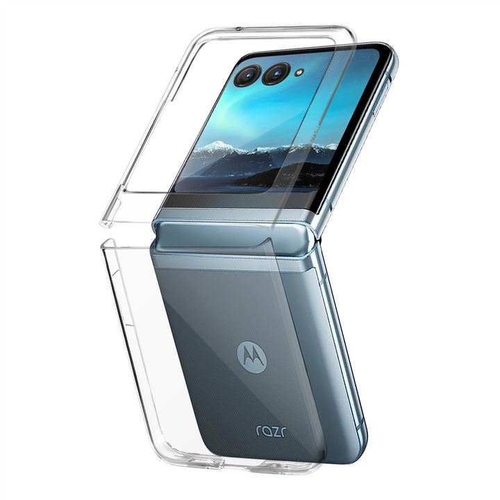 Transparente Plastik Hülle/Case für Motorola Razr 50, 50 Ultra, 40, 40 Ultra | ZITOCASES®