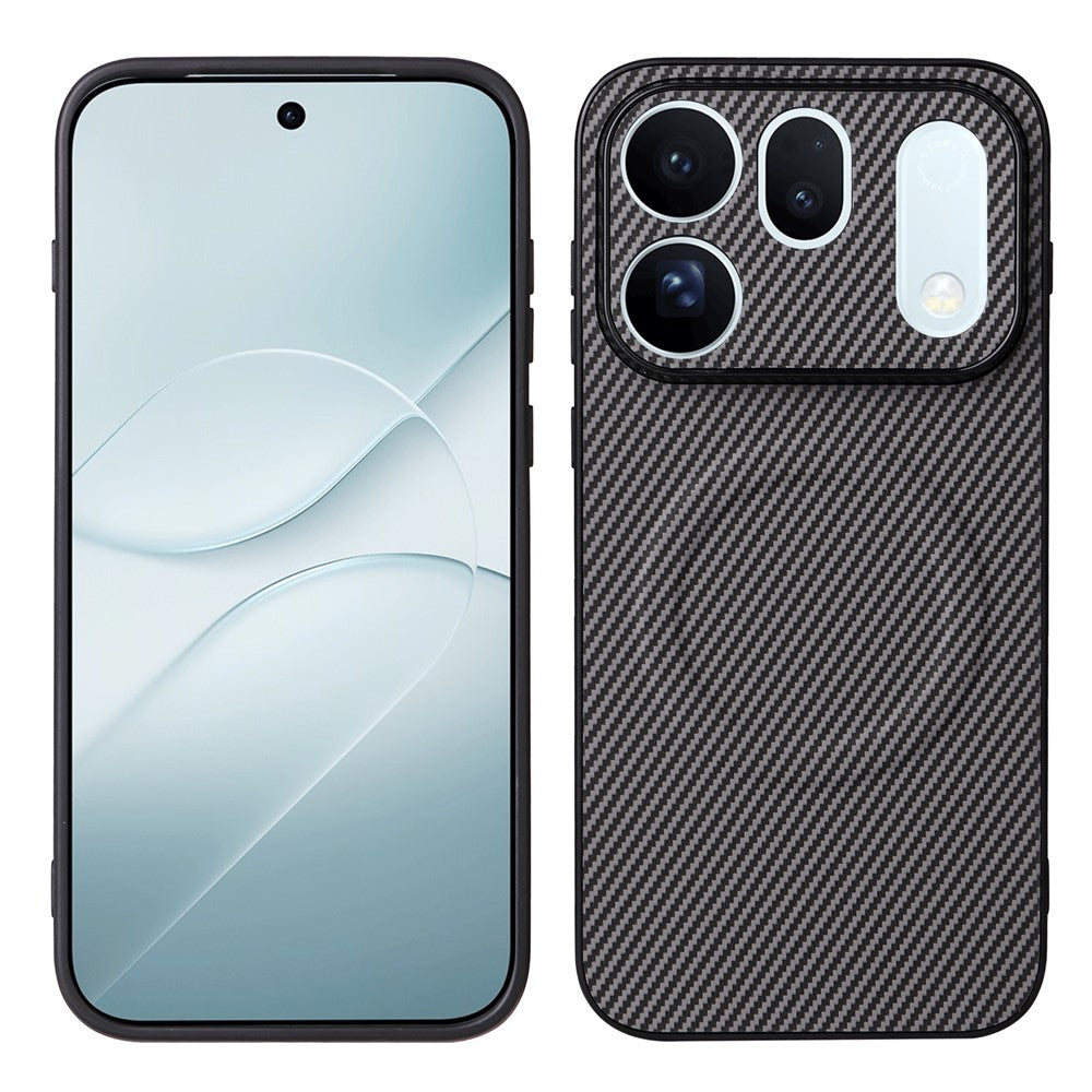 Carbon Optik Silikon MagSafe/Magnet Hülle/Case für Oppo Find X10, X10 Pro Max