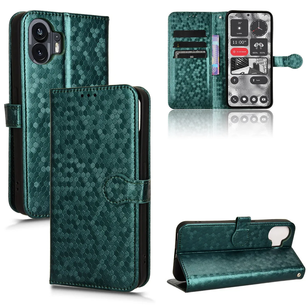 Kunstleder Geometrie-Muster Klapp Hülle/Flip Case für Nothing Phone (3a), (3a) Pro, (2), (2a), (2a) Plus, (1), CMF Phone 1 | ZITOCASES®