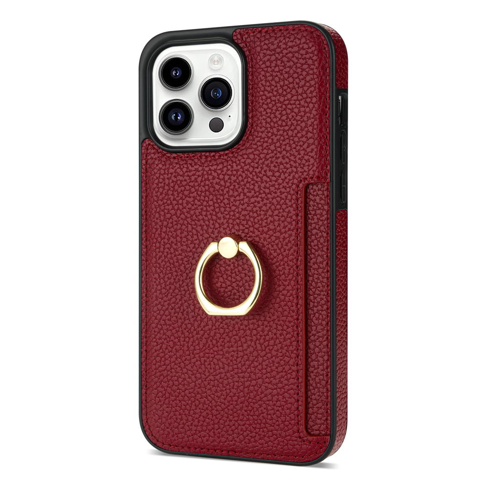 Kunstleder Kartenfach Hülle/Case inkl. Ring für iPhone 16, 16 Plus, 16 Pro, 16 Pro Max, 16e, 15, 15 Plus, 15 Pro, 15 Pro Max, 14, 14 Plus, 14 Pro, 14 Pro Max, 13, 13 Pro, 13 Pro Max, 13 Mini, 12, 12 Pro, 12 Pro Max, 12 Mini, SE, 11, 11 Pro | ZITOCASES®