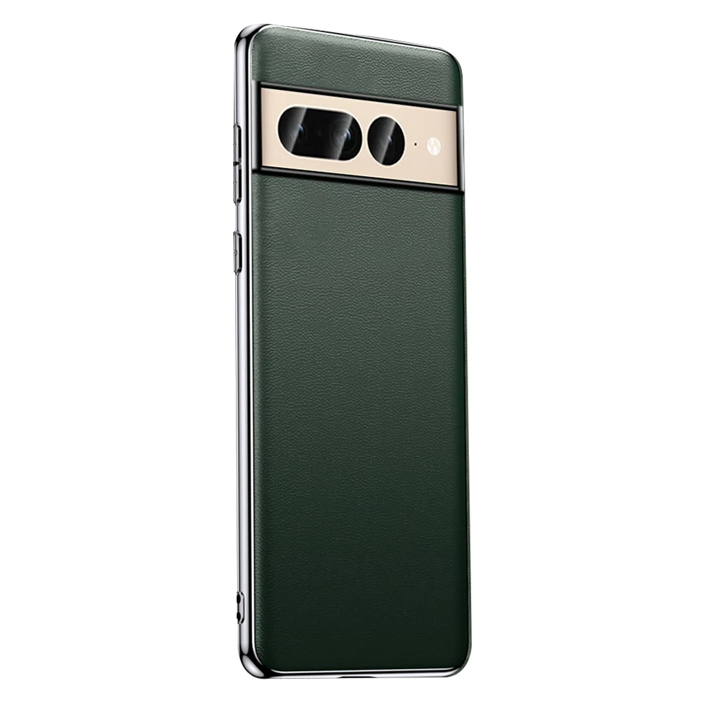 Elegante Kunstleder/Gold Hülle/Case für Google Pixel 9-Serie | ZITOCASES®