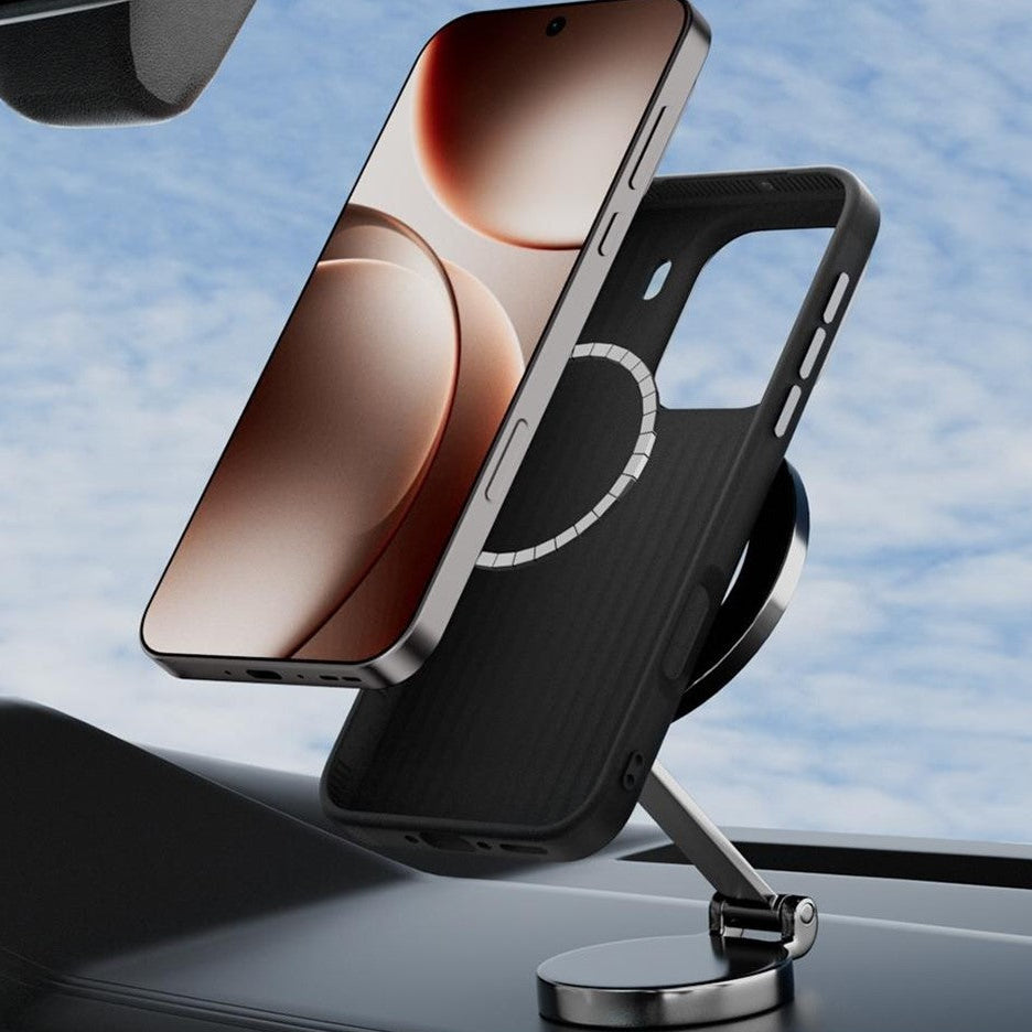 Carbon Optik Silikon MagSafe/Magnet Hülle/Case für Oppo Find X9, X9 Pro | ZITOCASES®