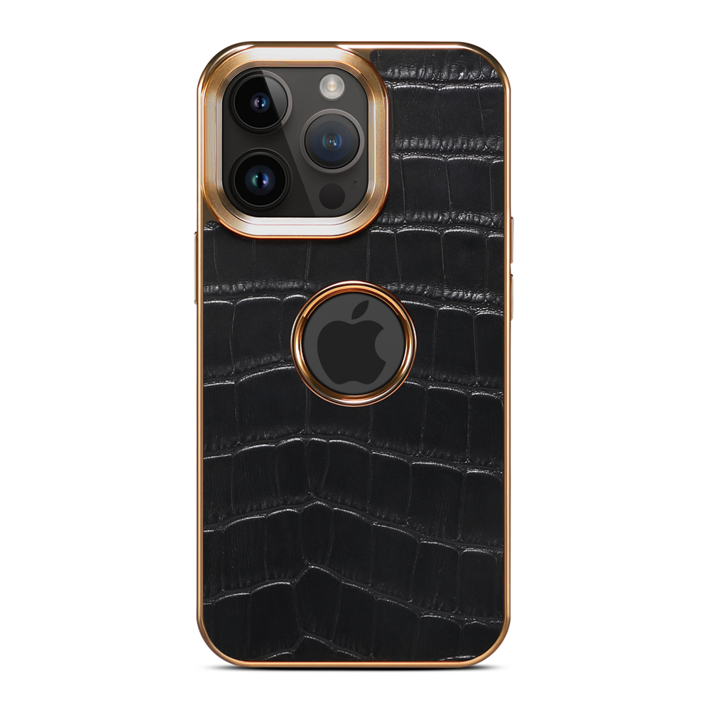 Gold/Krokodil-Leder Optik Hülle/Case für iPhone 16-Serie | ZITOCASES®