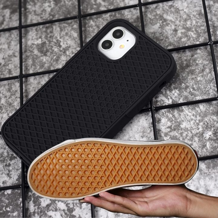 3D Schuhsohlen-Optik Silikon Hülle/Case für iPhone 16, 15, 14, 13 -Serie | ZITOCASES®