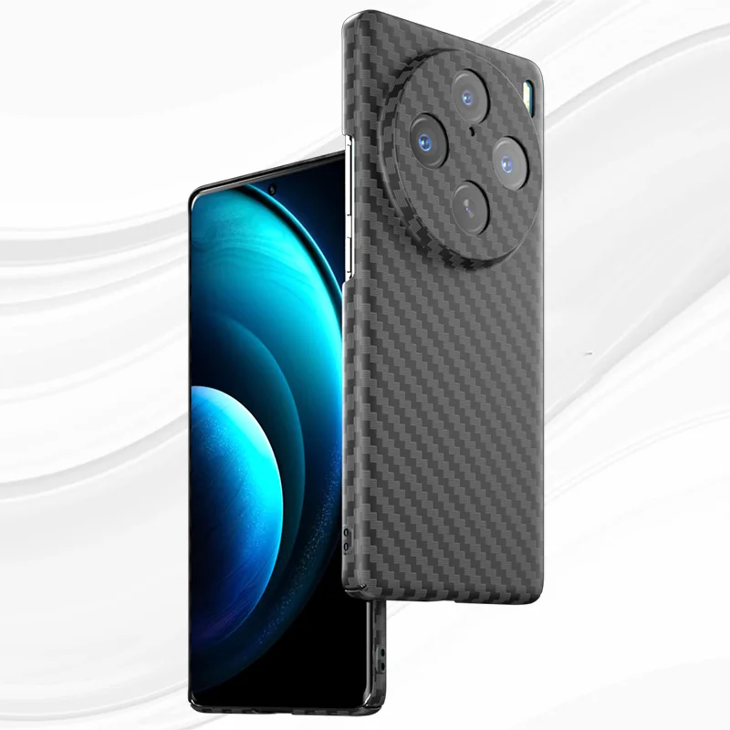 Ultra dünne 0,3mm Carbon Hülle/Case für Vivo X100, X100 Pro, X100 Ultra, X90, X90 Pro, X90 Pro Plus, X60, V40, V40 Lite, V40 Pro, V40 SE, V20SE, V21, Y70, Y72 | ZITOCASES®