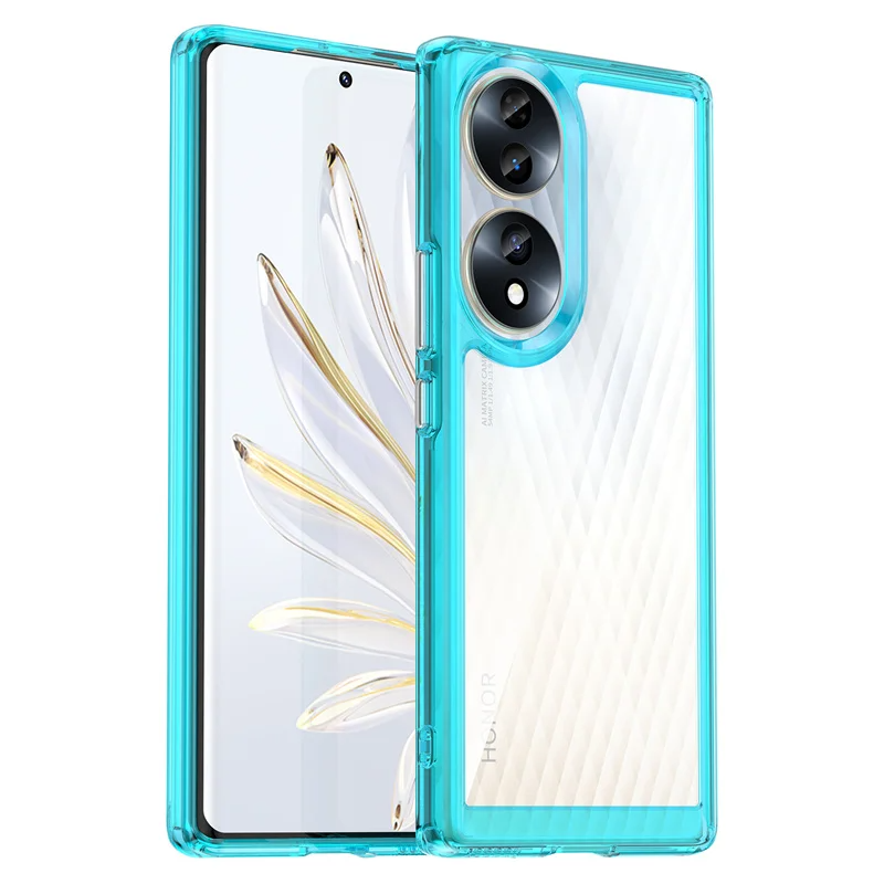 Transparente Silikon/Plastik Hülle/Case mit buntem Rahmen für Huawei Nova-Serie | ZITOCASES®