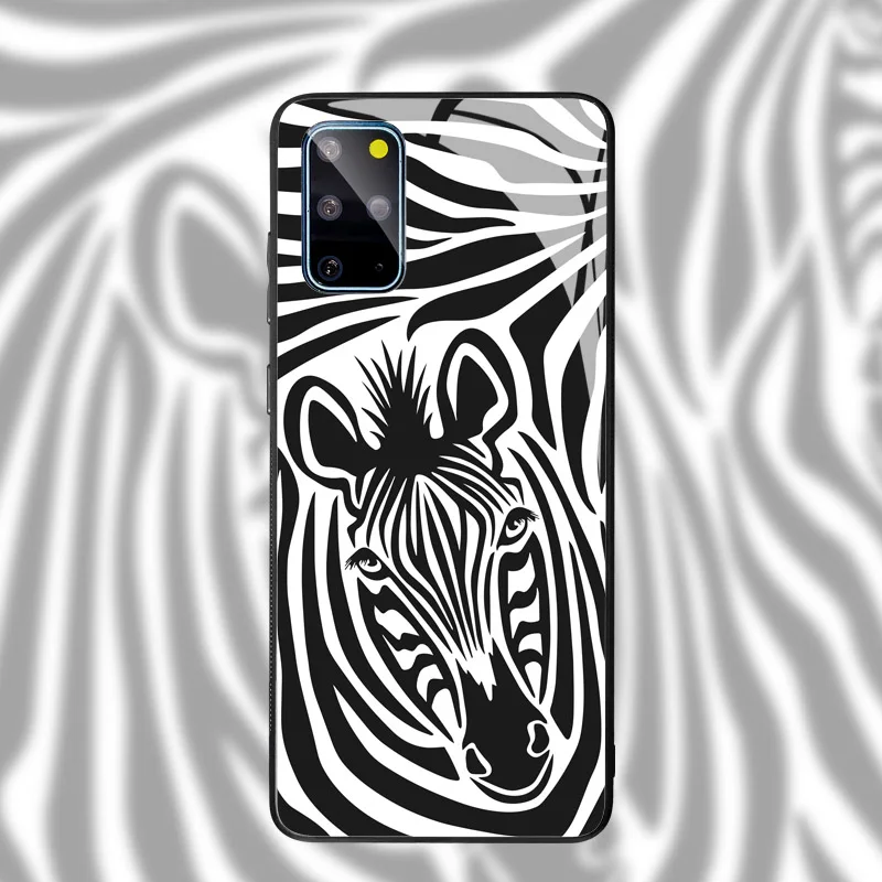 Panzerglas/Zebra Motive Hülle/Case für für Samsung Galaxy S25, S24, S23, S22, Note-Serie | ZITOCASES®