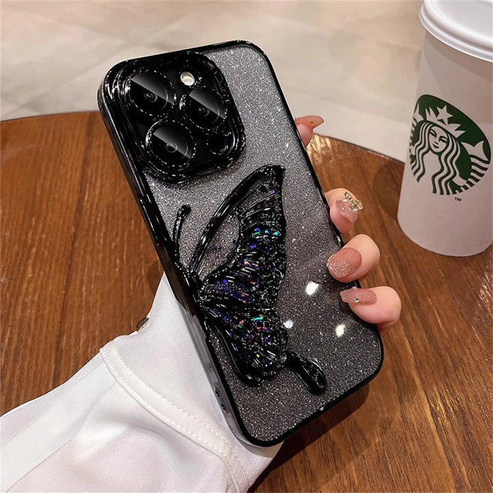 Glitzer/Schmetterling Soft Hülle/Case für iPhone 16-Serie | ZITOCASES®