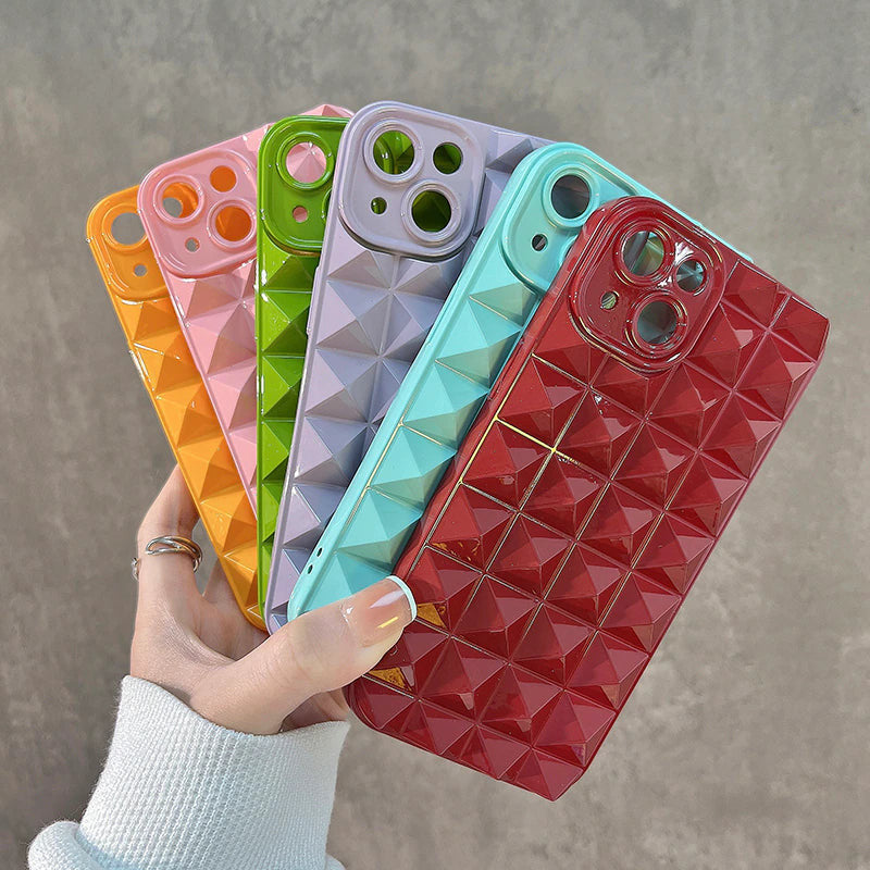 3D Nieten Silikon Hülle/Case für iPhone 16 -Serie | ZITOCASES®