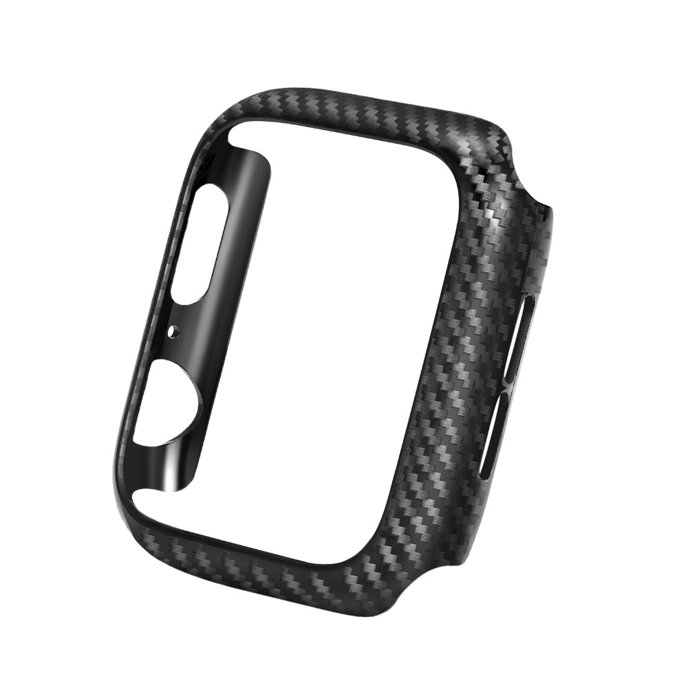 Carbon Optik Plastik Hülle/Case für Apple Watch Series 10, 9, 8, 7, 6, 5, 4, 3, 2 ,1, SE, Ultra | ZITOCASES®