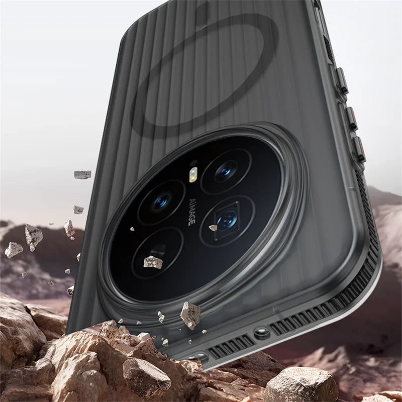 Dünne/Gestreifte MagSafe/Magnet Hülle/Case für Honor Magic 8, 8 Pro, 8 Lite | ZITOCASES®