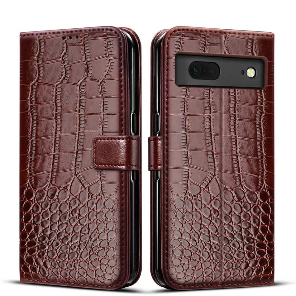 Krokodil-Leder Optik Klapp Hülle/Flip Case für Google Pixel 9, 9 Pro, 9 Pro XL, 9A, 8, 8 Pro, 8A, 7, 7 Pro, 7A, 6, 6A, 6 Pro, 5, 4, 4 XL, 4A, 3, 3 Xl, 3A, 3A XL | ZITOCASES®