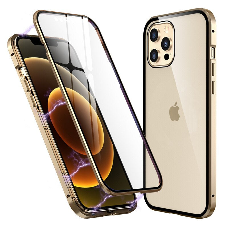 360° [KLARSICHT 9H-Glas] Aluminium Vollschutz Hülle/Case für iPhone 16, 15-Serie | ZITOCASES®