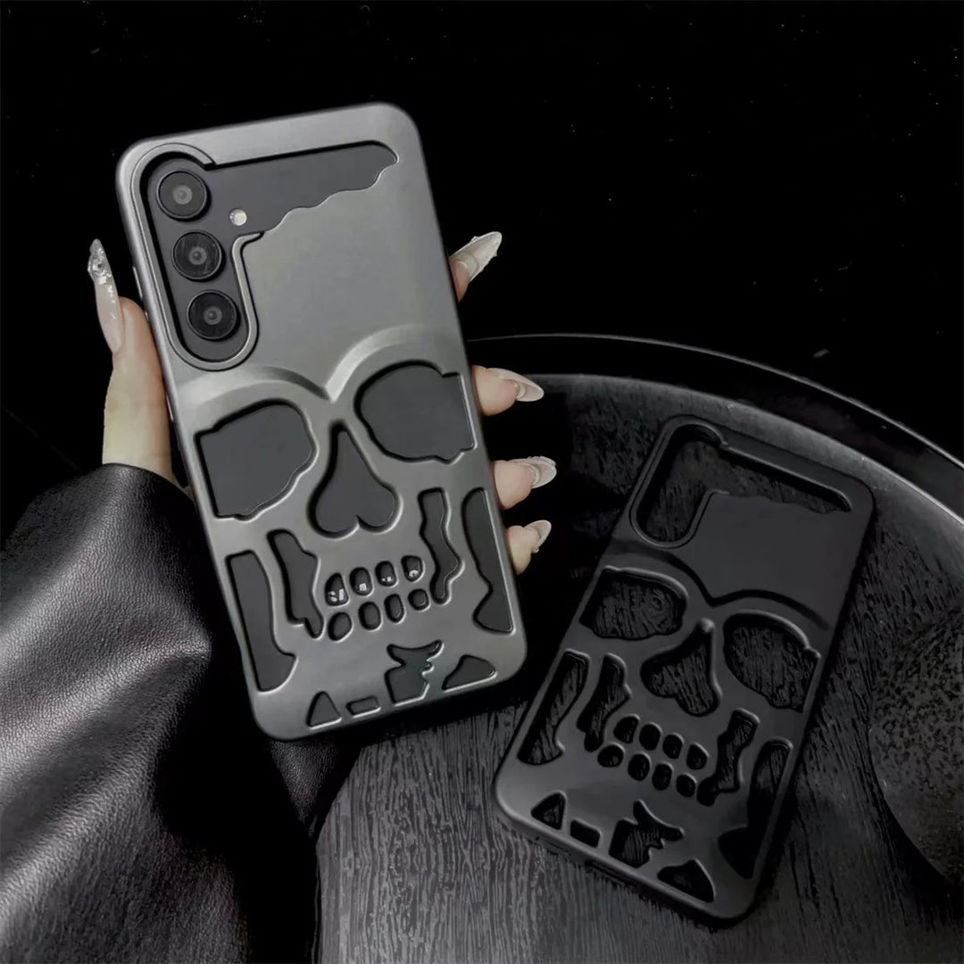 3D Totenkopf/Schädel Hülle/Case für Samsung Galaxy S24, S24 Plus, S24 Ultra, S24 FE, S23 FE, S23, S23 Plus, S23 Ultra, S22, S22 Plus, S22 Ultra, S21 FE, S21, S21 Plus, S21 Ultra, S20, S20 Plus, S20 Ultra, S20 FE, S10, S10 Plus, S10e, Note 20 | ZITOCASES®