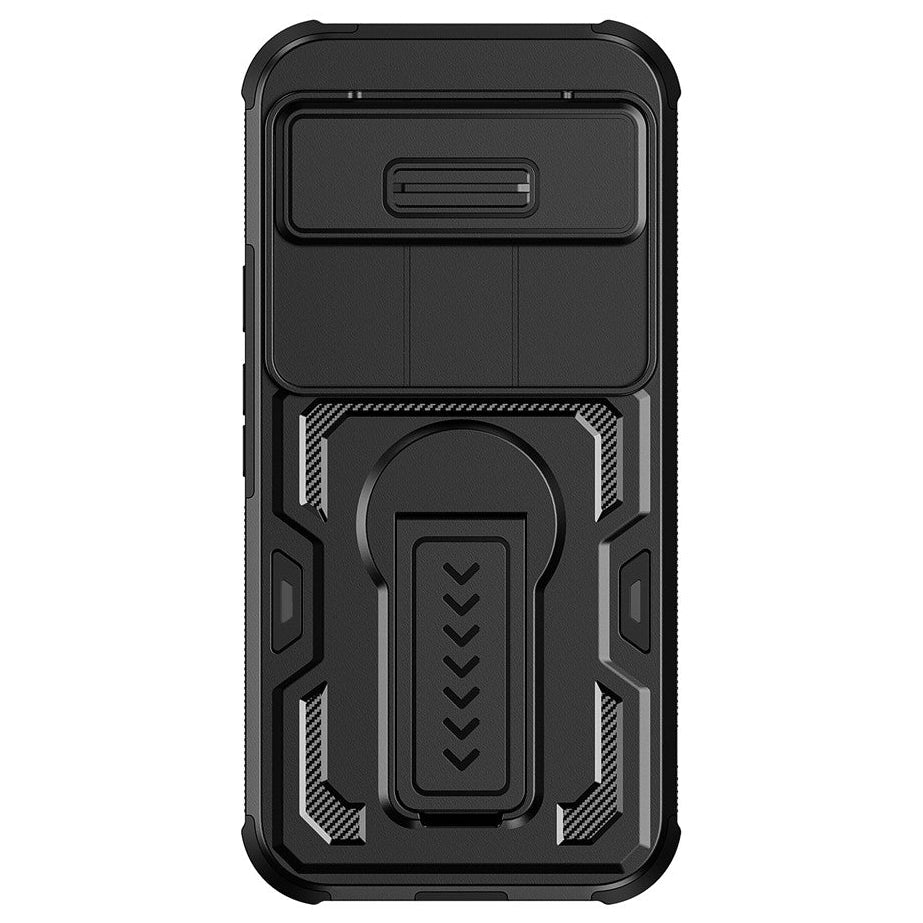 Robuste Outdoor Hülle/Case mit verschiebbarer Kameraabdeckung und integriertem Ständer für Google Pixel 11, 11 Pro, 11 Pro XL | ZITOCASES®