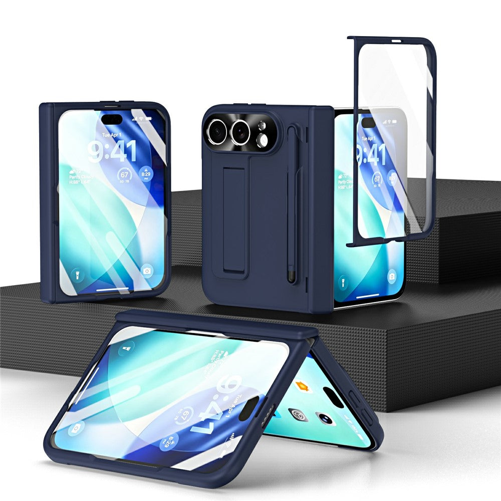 Bunte Hartplastik Vollschutz [KLARSICHT] Hülle/Case mit integriertem Ständer und Stift für iPhone Ultra | ZITOCASES®