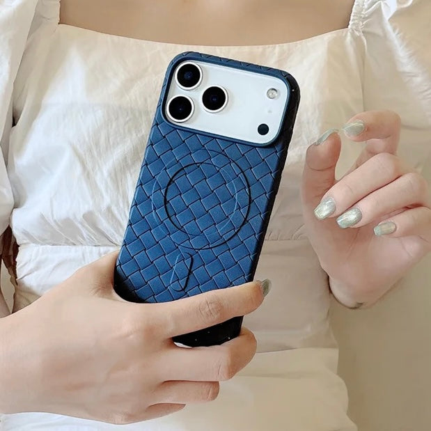 Geflochtene MagSafe/Magnet Silikon Hülle/Case für iPhone 17 Pro, 17 Pro Max | ZITOCASES®