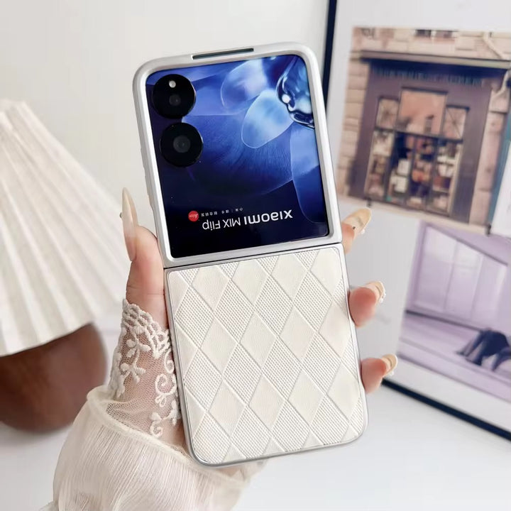 Karierte Kunstleder Hülle/Case für Xiaomi MIX Flip | ZITOCASES®