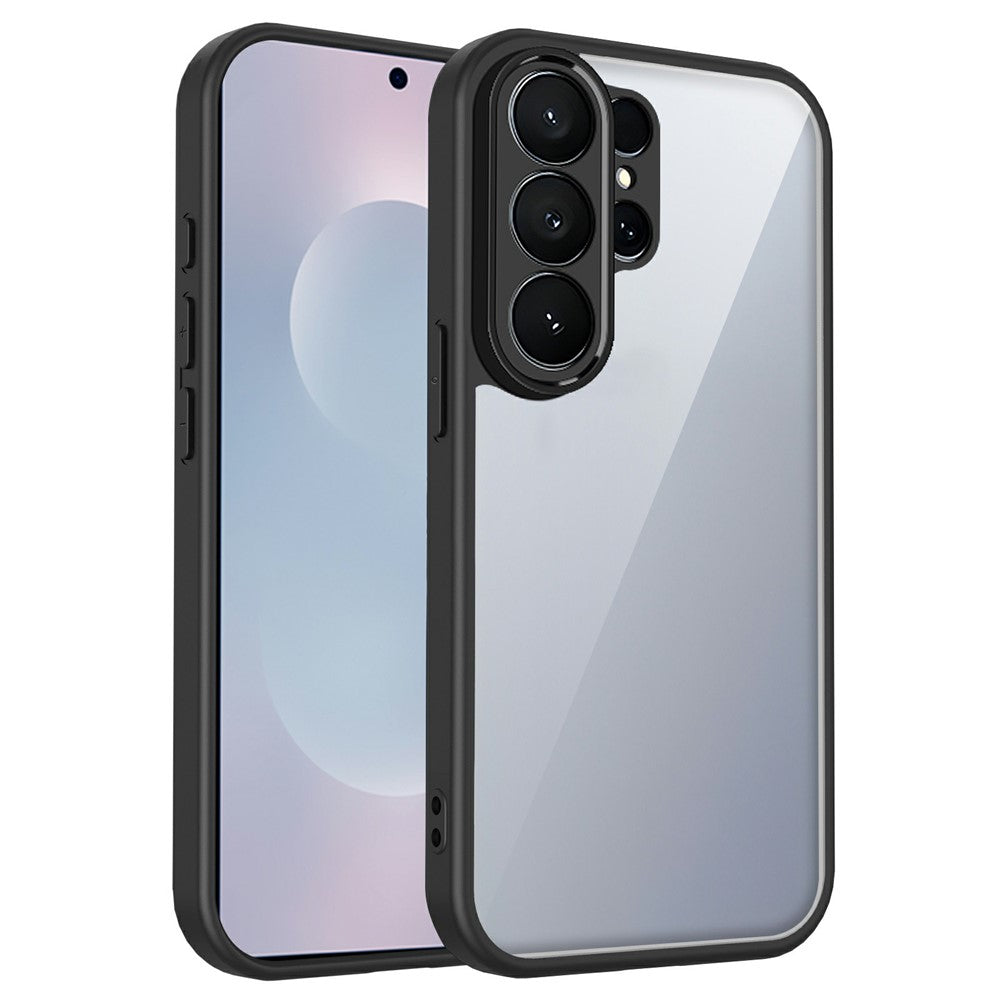 Transparente Silikon/Plastik Hülle/Case mit buntem Rahmen für Samsung Galaxy S26, S26 Plus, S26 Ultra | ZITOCASES®