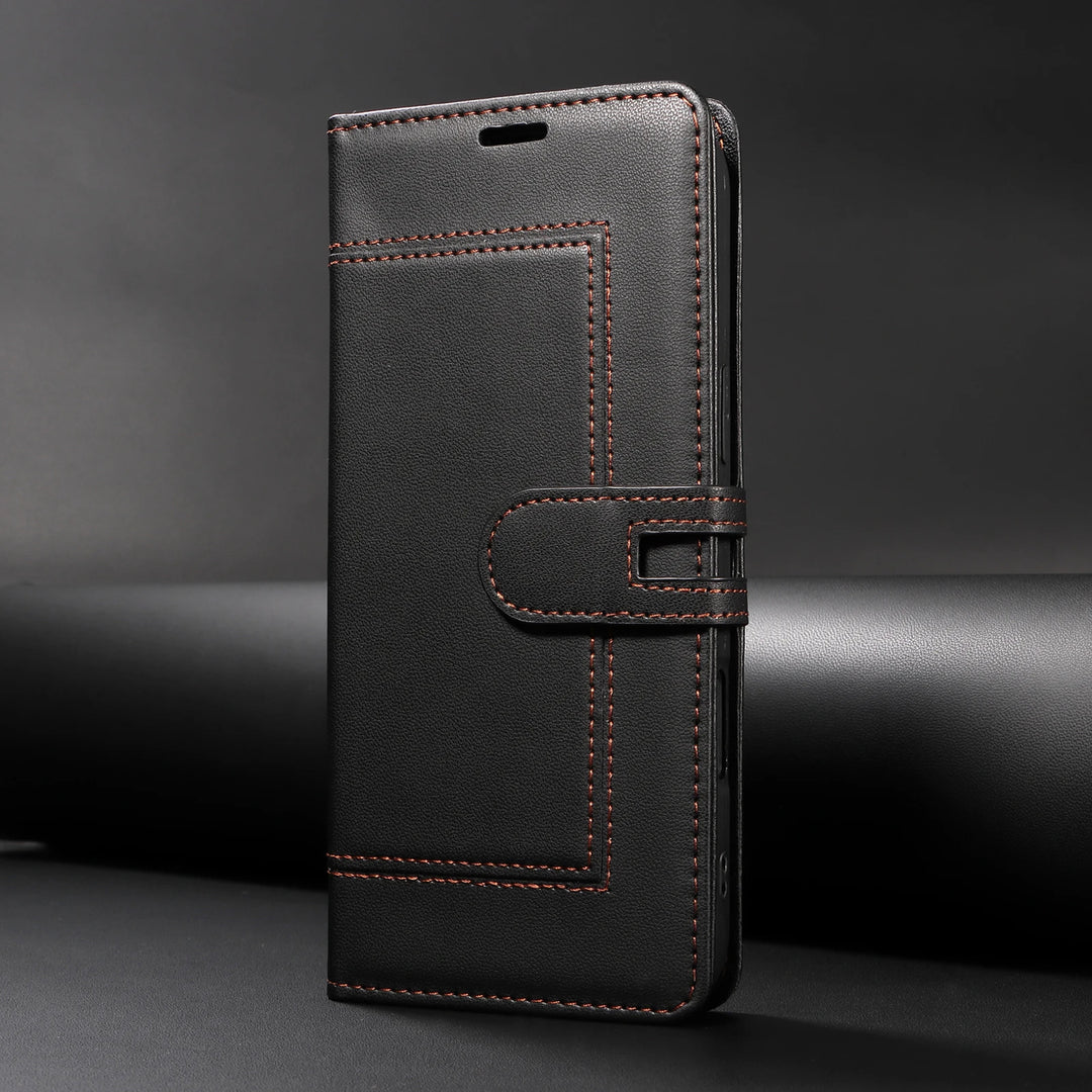 Mehrteilige/Design-Naht Kunstleder Klapp Hülle/Flip Case für Samsung Galaxy S26, S26 Plus, S26 Ultra