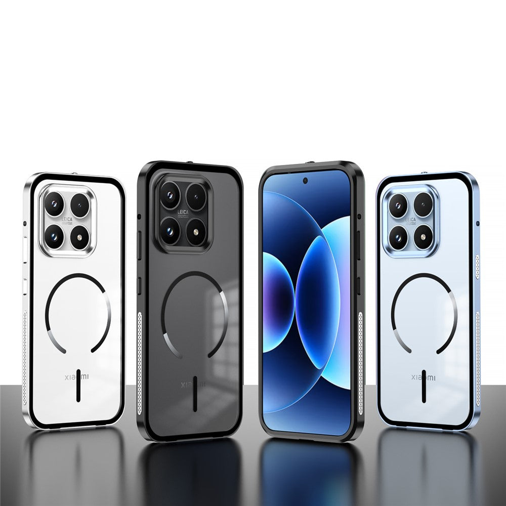 Rahmen/Bumper Aluminium MagSafe/Magnet Hülle/Case inkl. Glas Rückseite für Xiaomi 17 | ZITOCASES®