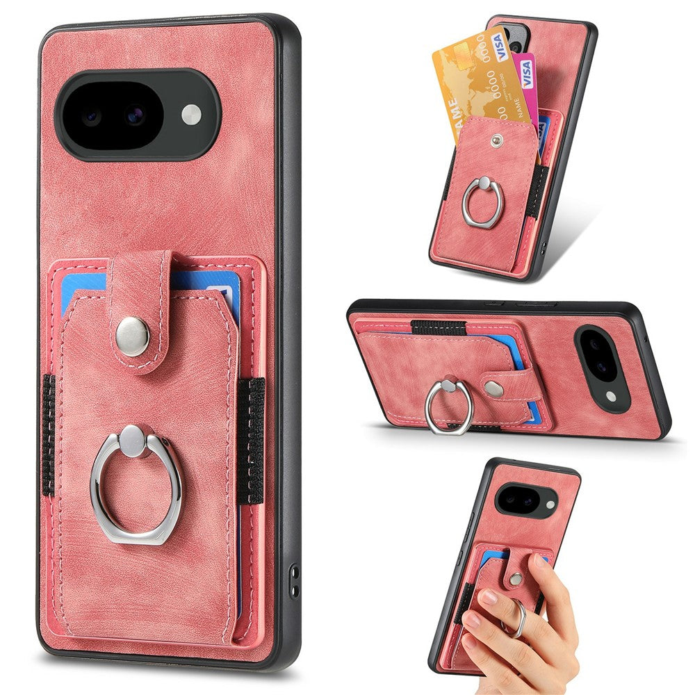 SALE | Google Pixel 10A | Wildleder Optik Kartenfach Hülle/Case inkl. Ring | ZITOCASES®