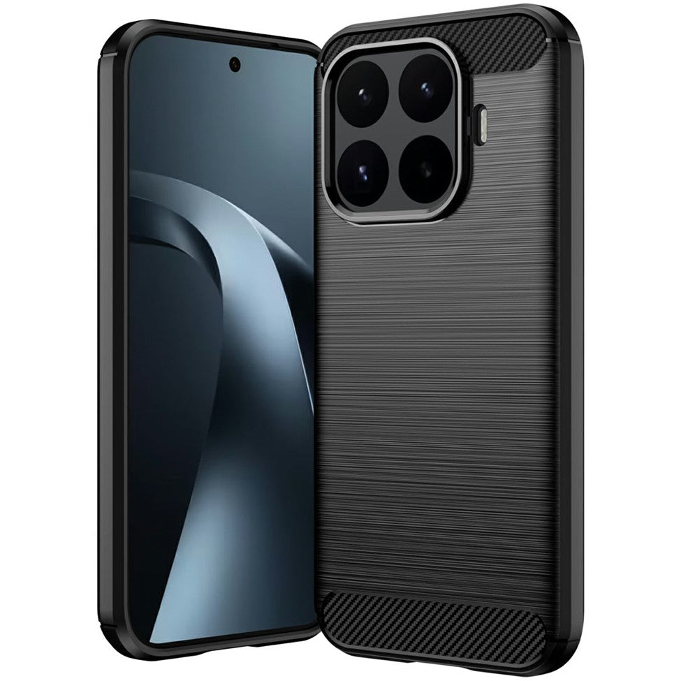 Metallstruktur/Carbon Optik Silikon Hülle/Case für Xiaomi 17T, 17T Pro | ZITOCASES®